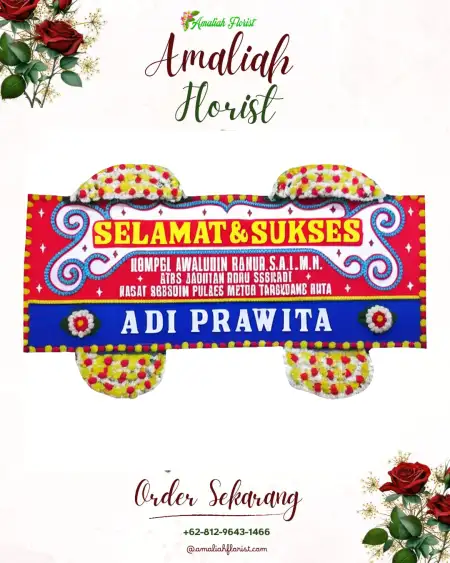 Papan Bunga Ucapan Selamat Wajak Lor